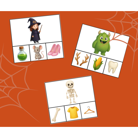 Halloweeni mäng pesulõksudega "Kes mida kaotas?"